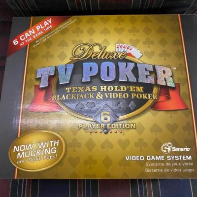 Vintage TV Poker Video Game System