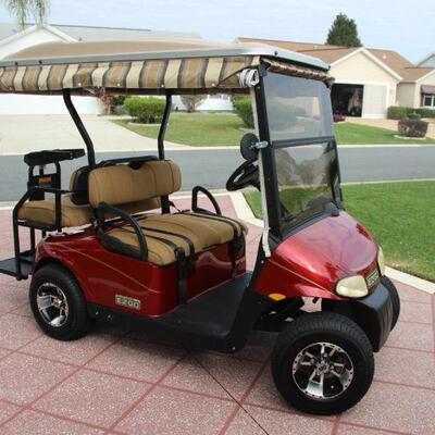 2009 EZGO ELEC 48V 4 SEATER GOLFCART, BATTERIES ARE 1 YEAR OLD. THIS CART HAS BEEN VERY WELL MAINTAINED. RUNS SMOOTH AND FAST! HAS...