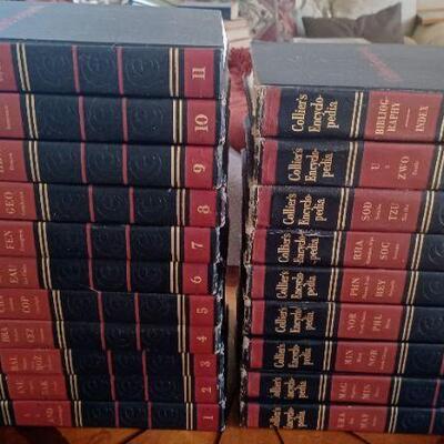 Complere set of Colliers encyclopedias 
