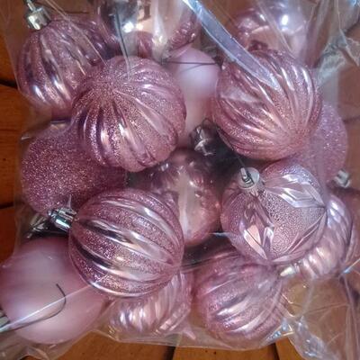 Pretty pink ornaments