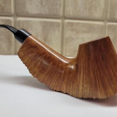 Exotic Carved Wooden Smoking Pipe