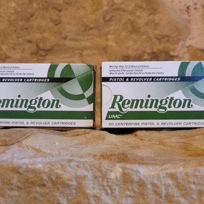 (2) NIB Remington 9mm Luger 115 Grain, 50 Centerfire Pistol & Revolver Cartridges