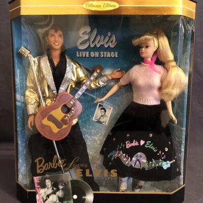 NIB Barbie Loves Elvis, Elvis Live on Stage 1996