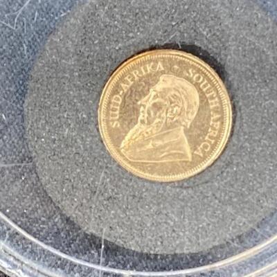 1/50 Ounce Fine Gold South African Krugerrand
