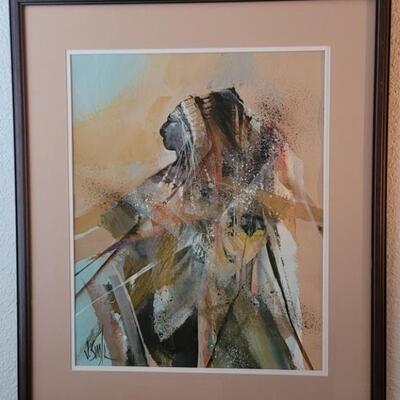 Southwestern Art Watercolor Signed by Jerry Seagle