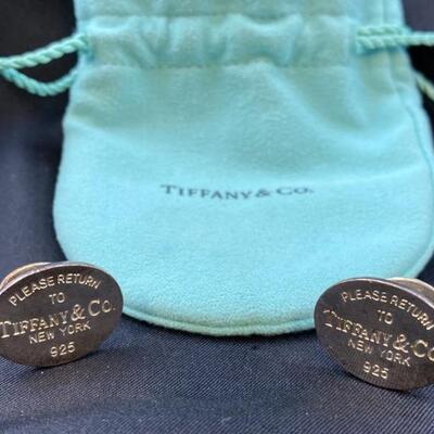 Tiffany & Co. 925 Silver Cufflinks