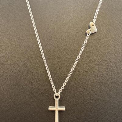 James Avery 925 Silver Cross Necklace total