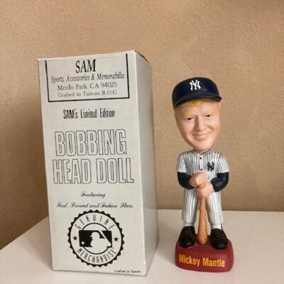 Collectable Bobing Head Dolls Mickey Mantle 