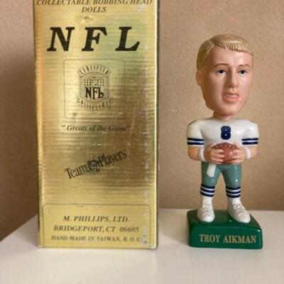 Collectable Bobing Head Dolls Troy Aikman 