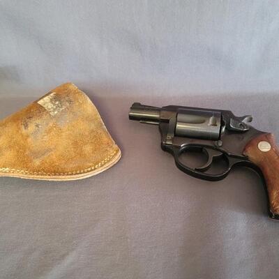 Undercover 38 Special Revolver, Charter Arms with Belt Holster