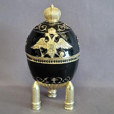 1916 Steel Military Russian Imperial Faberge Egg Reproduction