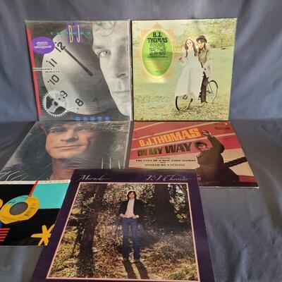 (6) Vinyl: 5-BJ Thomas Albums & 1-Stever Dorff '45