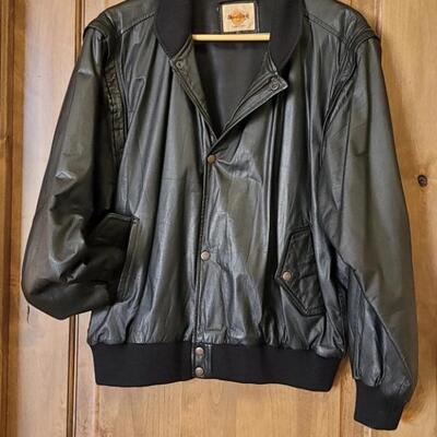 BJ's Hard Rock Cafe Dallas Leather Jacket, Size XL