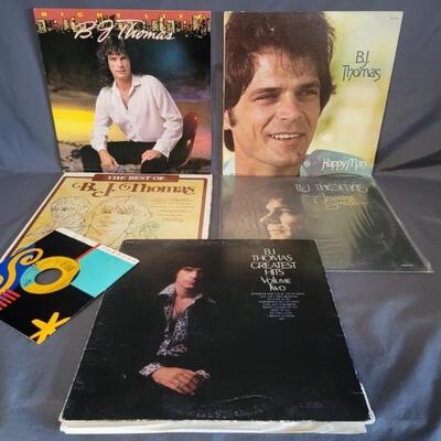 (6) Vinyl: 5-BJ Thomas Albums & 1-Steve Dorff '45