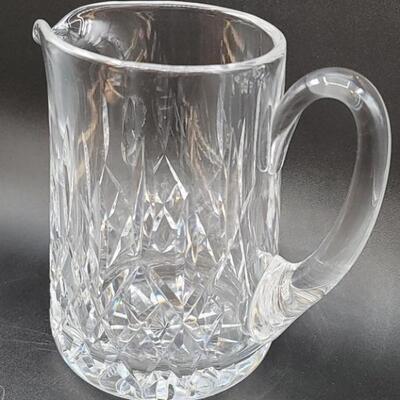 Waterford Crystal 6.5in Pitcher, unmarked