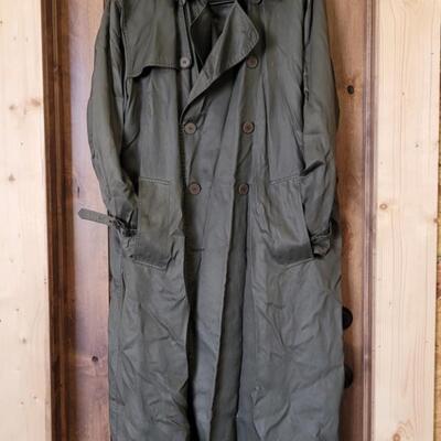 BJ's Armani Full Length All Weather Coat, Size 42
