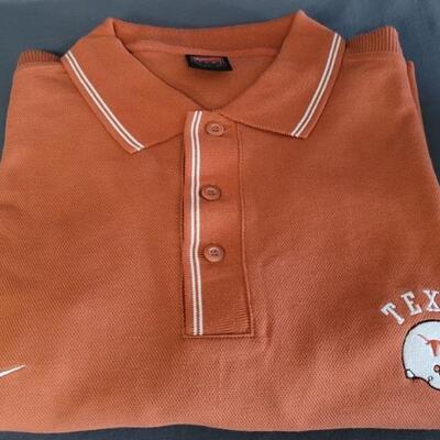 Texas Longhorn Polo Shirt, Size XL