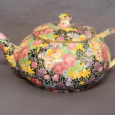 Royal Winton Floral Teapot, England