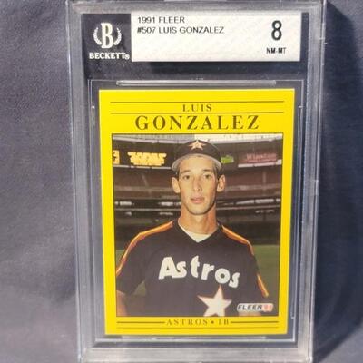 Baseball Card: 1991 Fleer #507 Luis Gonzalez