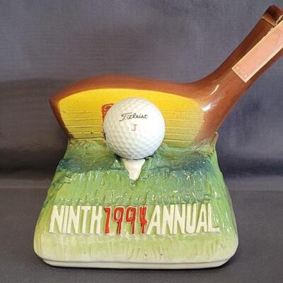 Golf Club & Ball 750ML Decanter Trophy #7/1000
Presented in 1994 with 4-Year-Old Kentucky Straight Bourbon Whiskey

