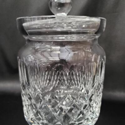 Waterford Biscuit Jar, Marked Waterford
Made in Ireland