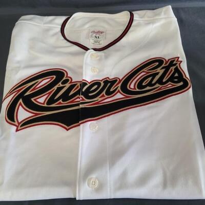 River Cats Baseball Jersey, Size XL