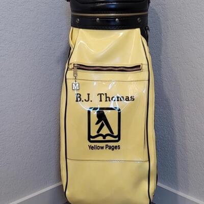 Monogrammed BJ Thomas Golf Bag - Yellow Pages Swag