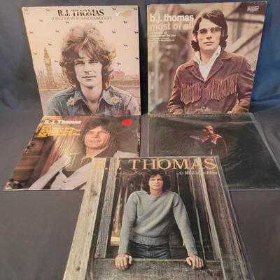 (6) Vinyl: 5-BJ Thomas Albums & 1-Steve Dorff '45 (45 is not pictured)