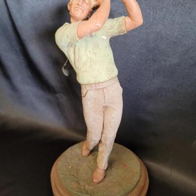 Golfer Statue by Michael Garman, as is