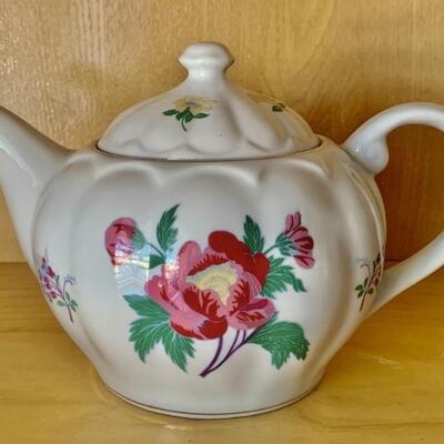 Laura Ashley Hand Painted Floral Teapot
