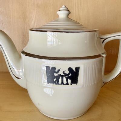Hall Pottery, USA Stoneware Teapot