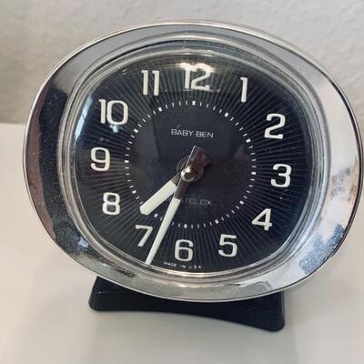 Retro Westclox Baby Ben Clock, tested & working