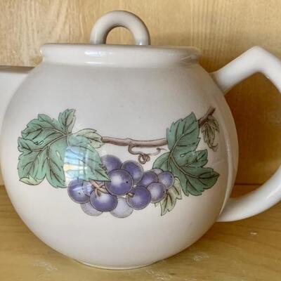 Ceramic Grapevine Teapot by Epoch from Korea