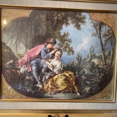 Four Seasons Spring Lithograph by FranÃ§ois Boucher