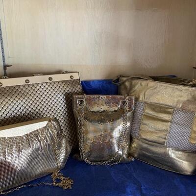 (4) Whiting and Davis Handbags
