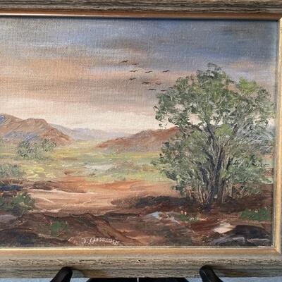 Original Oil Painting 'Coming in on a Wing'
In Rustic Frame
By Joyce Glascock , Georgetown, Texas
Measures Approximately 12in x 10in