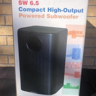 NIB AudioSource High-Output Powered Subwoofer