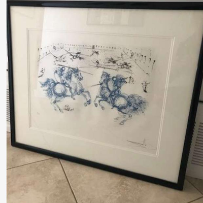 Signed And Numbered Salvador Dali Print