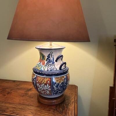 Hand-Painted Lamp