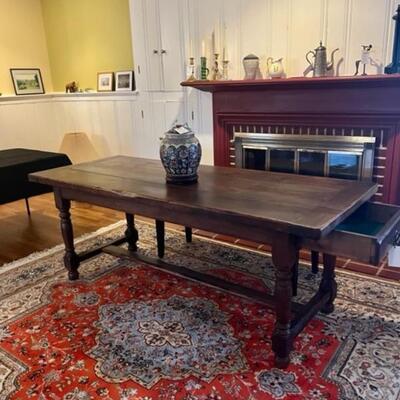 French Library Table