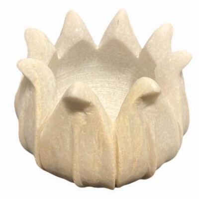 Marble Lotus Flower Bowl