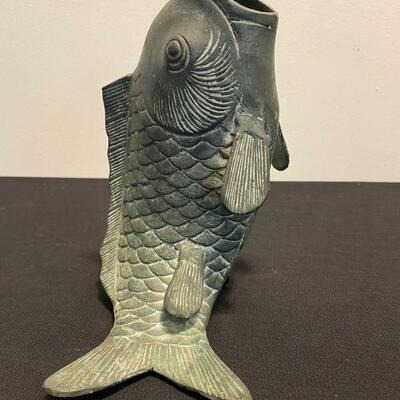 Bronze Koi Fish Statue