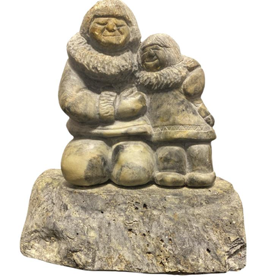 Carved Inuit Statue