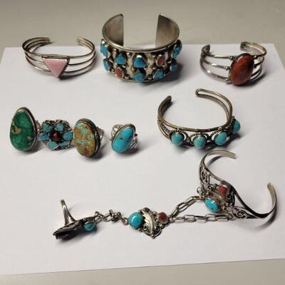 Sterling & Turquoise jewelry 