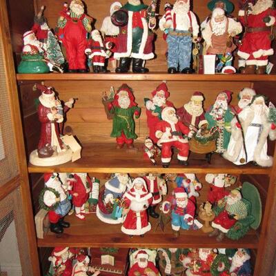 Clothtique Santas and other Holiday decor 