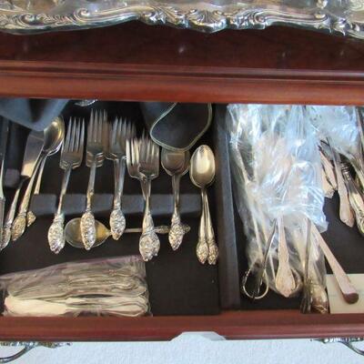 Westmorland Sterling Orchid Service for 8 ( 37 pcs )