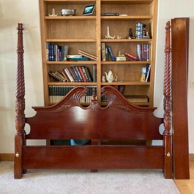 Beautiful wooden king size bed