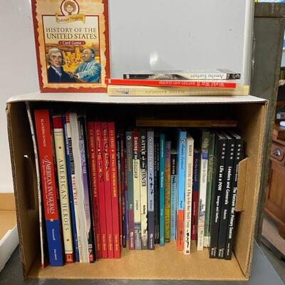 https://www.ebay.com/itm/115150643418	HS7036 Home School Book Box Lot - Local Pickup - Lot of Heroes / War Books WWII		BIN	 $19.99 
