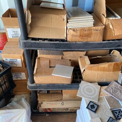 Boxes of tiles