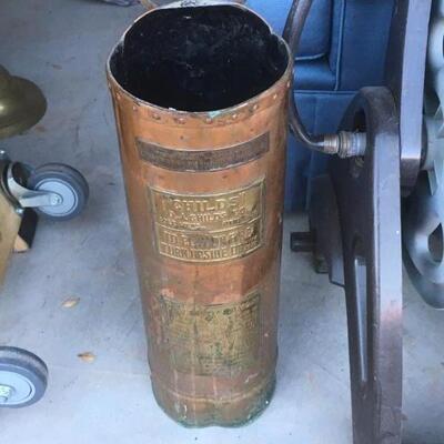 Antique fire extinguisher
